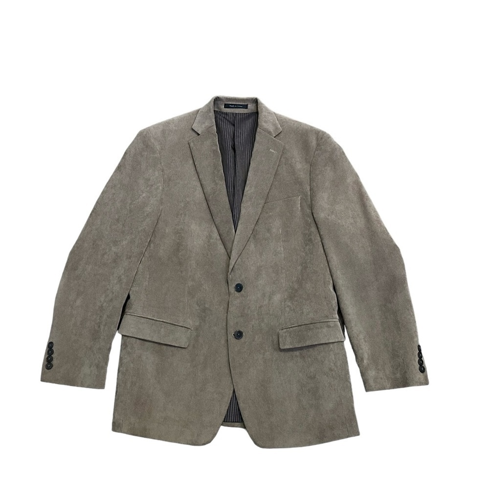 Calvin Klein Men’s Single Breasted Grey/Tan Corduroy Blazer/Sport Coat Sz 40R‌‌‌ - Picture 7 of 9
